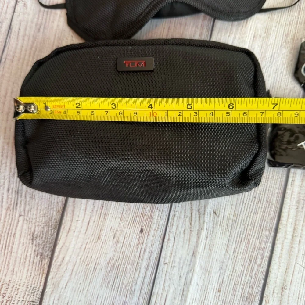 TUMI Black Travel Bag And Mask NWOT